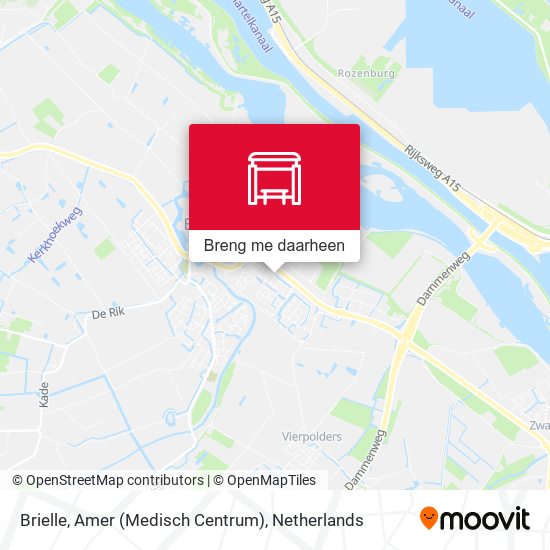 Brielle, Amer (Medisch Centrum) kaart