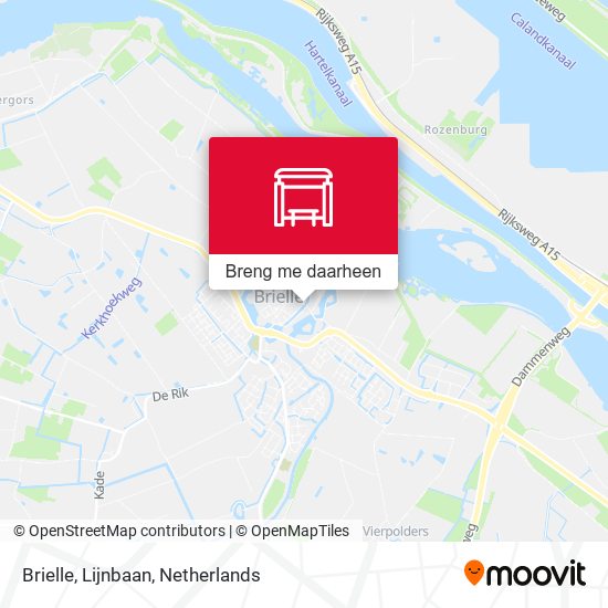 Brielle, Lijnbaan kaart