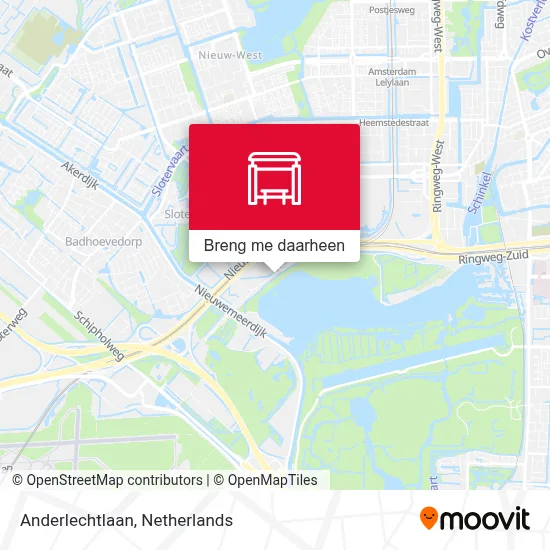 Anderlechtlaan kaart