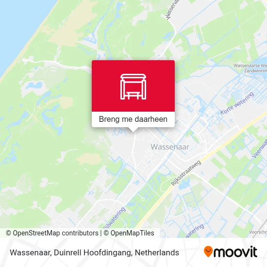 Wassenaar, Duinrell Hoofdingang kaart