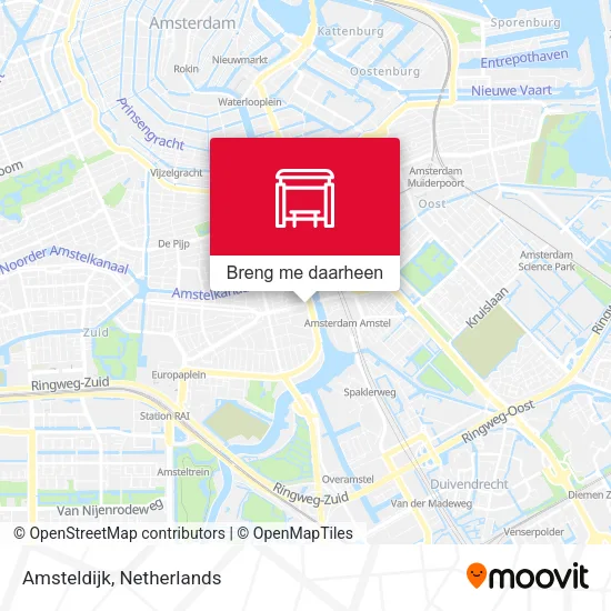 Amsteldijk kaart