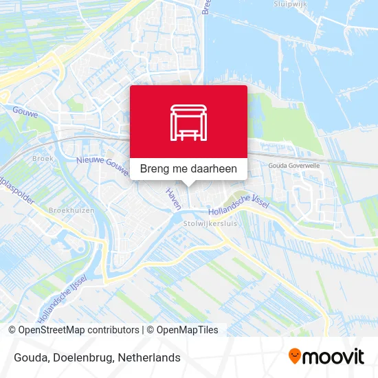 Gouda, Doelenbrug kaart