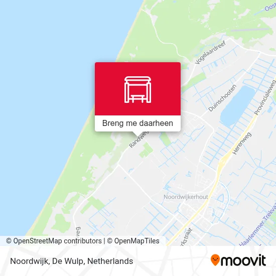 Noordwijk, De Wulp kaart