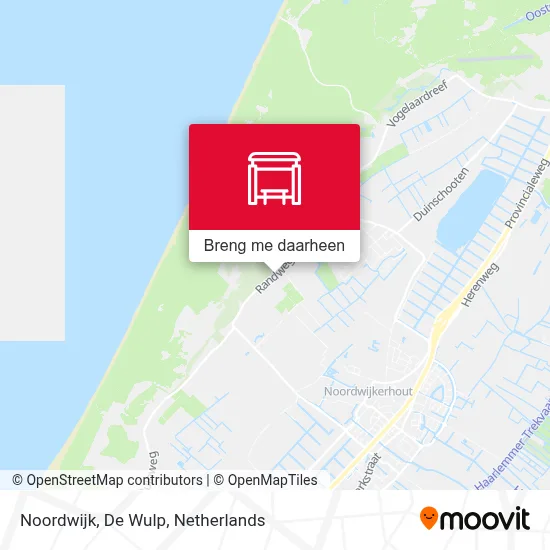 Noordwijk, De Wulp kaart