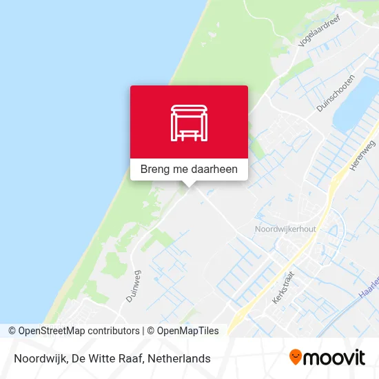 Noordwijk, De Witte Raaf kaart