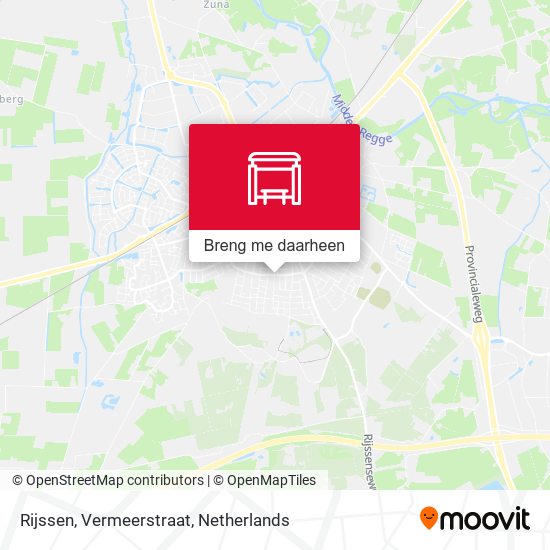 Rijssen, Vermeerstraat kaart