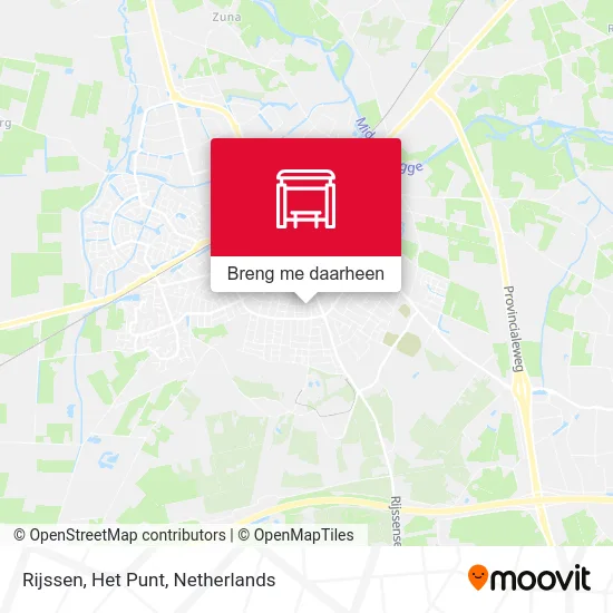 Rijssen, Het Punt kaart