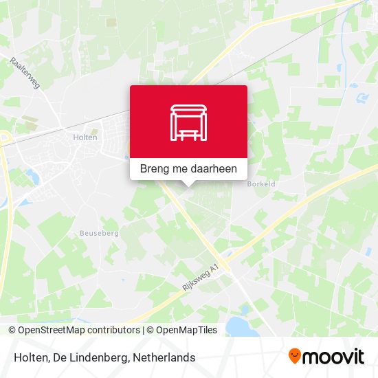 Holten, De Lindenberg kaart