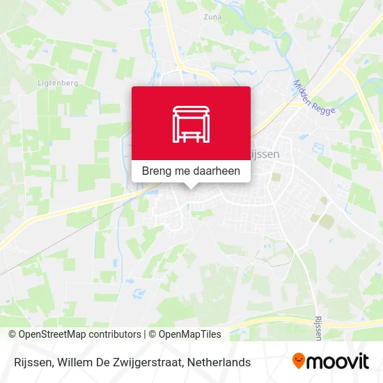 Rijssen, Willem De Zwijgerstraat kaart