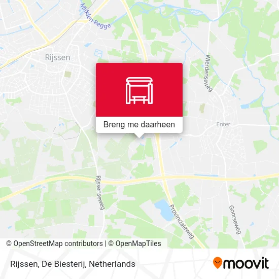 Rijssen, De Biesterij kaart