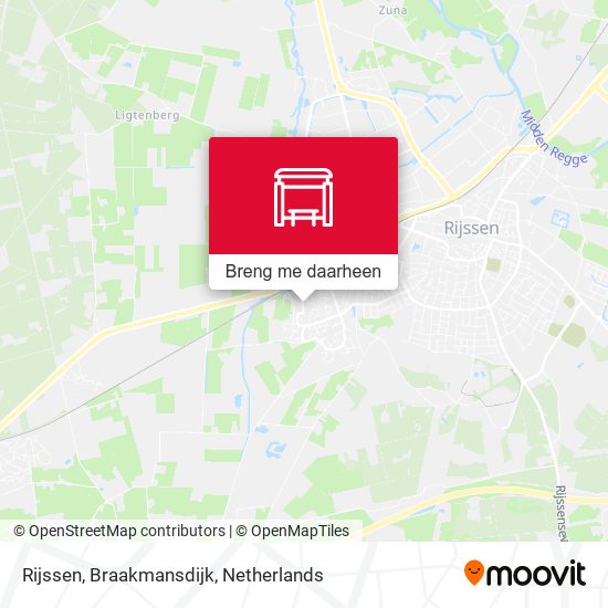 Rijssen, Braakmansdijk kaart