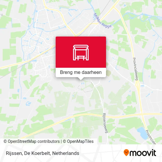 Rijssen, De Koerbelt kaart