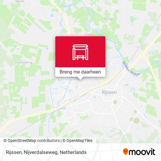 Rijssen, Nijverdalseweg kaart