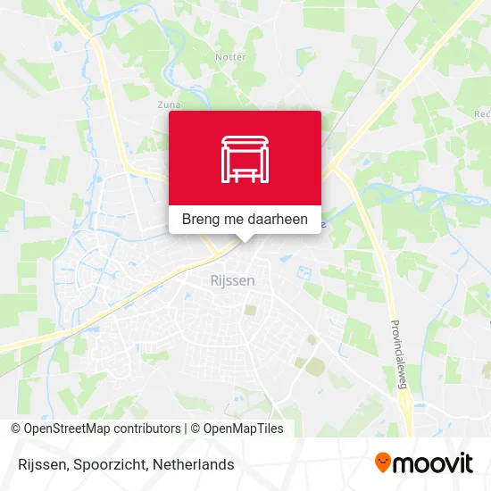Rijssen, Spoorzicht kaart