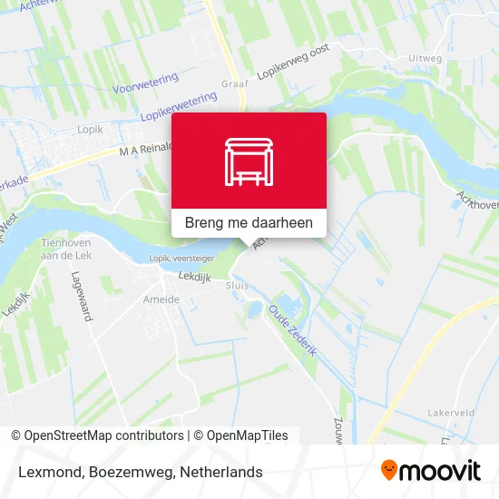 Lexmond, Boezemweg kaart