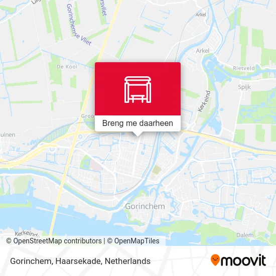 Gorinchem, Haarsekade kaart