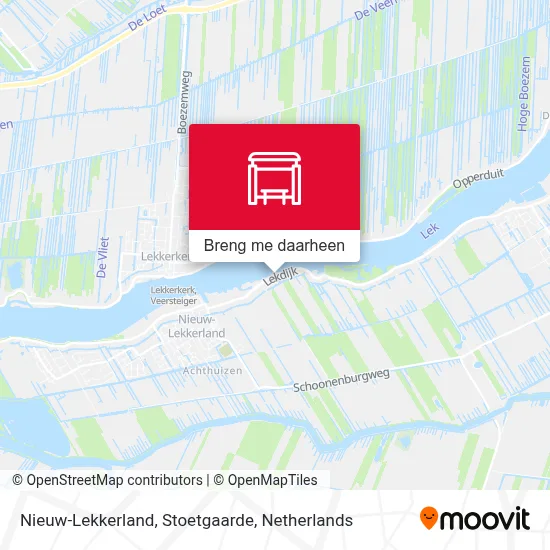 Nieuw-Lekkerland, Stoetgaarde kaart