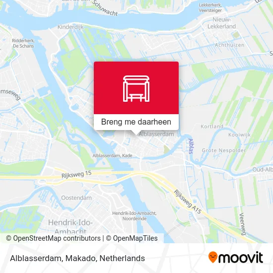 Alblasserdam, Makado kaart