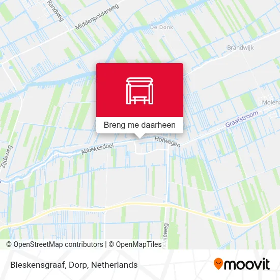 Bleskensgraaf, Dorp kaart
