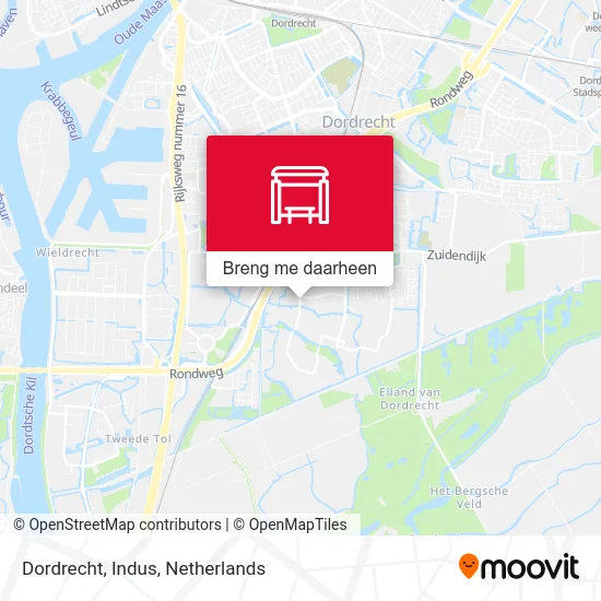 Dordrecht, Indus kaart