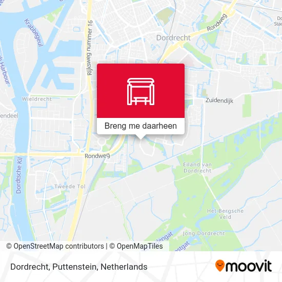 Dordrecht, Puttenstein kaart