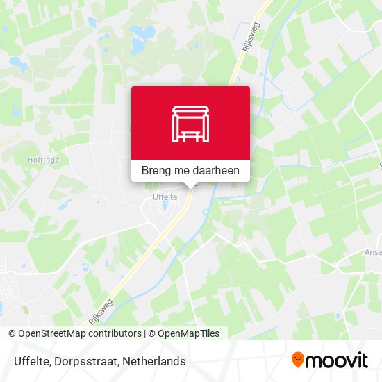 Uffelte, Dorpsstraat kaart