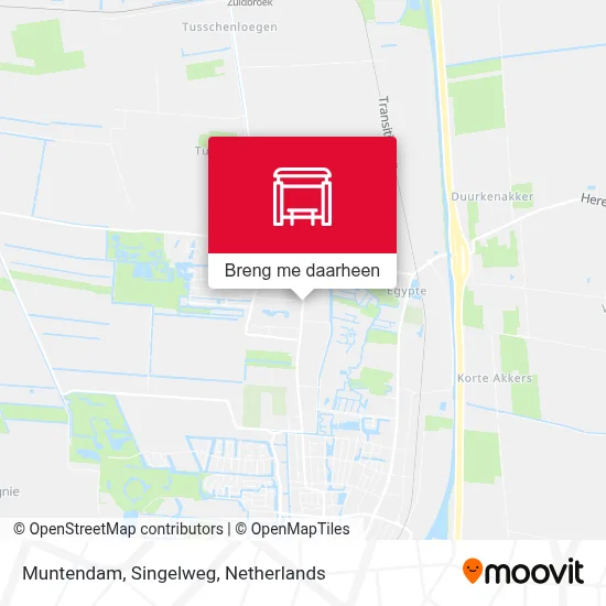 Muntendam, Singelweg kaart