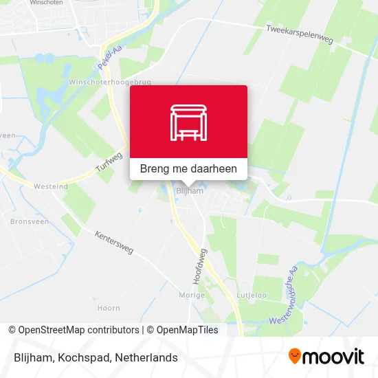 Blijham, Kochspad kaart