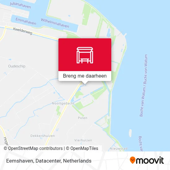 Eemshaven, Datacenter kaart