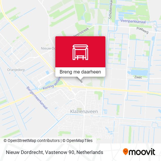 Nieuw Dordrecht, Vastenow 90 kaart