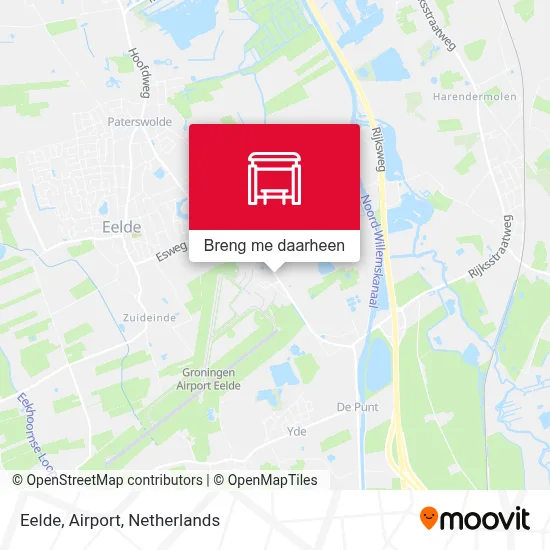 Eelde, Airport kaart