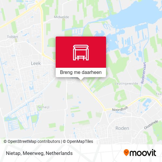 Nietap, Meerweg kaart