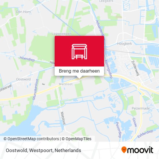 Oostwold, Westpoort kaart