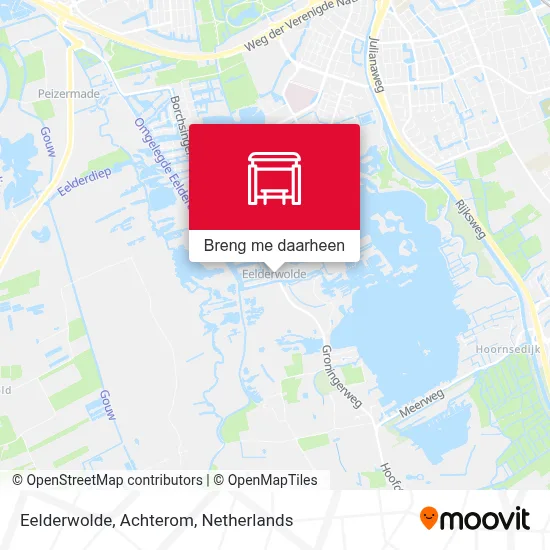 Eelderwolde, Achterom kaart