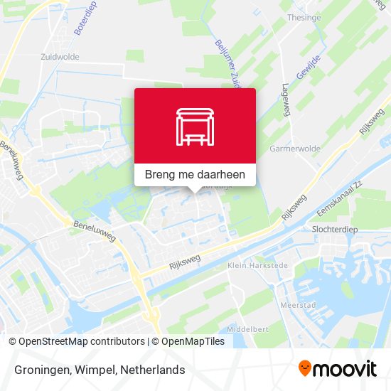 Groningen, Wimpel kaart