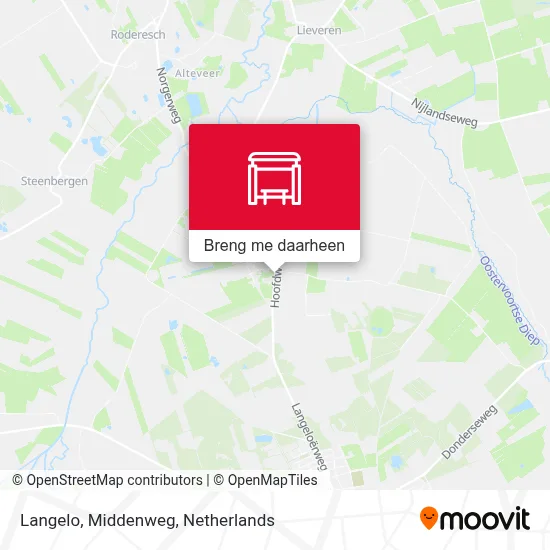Langelo, Middenweg kaart