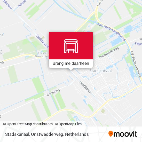 Stadskanaal, Onstwedderweg kaart