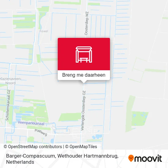 Barger-Compascuum, Wethouder Hartmannbrug kaart