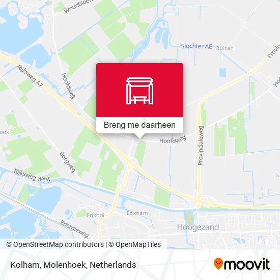 Kolham, Molenhoek kaart