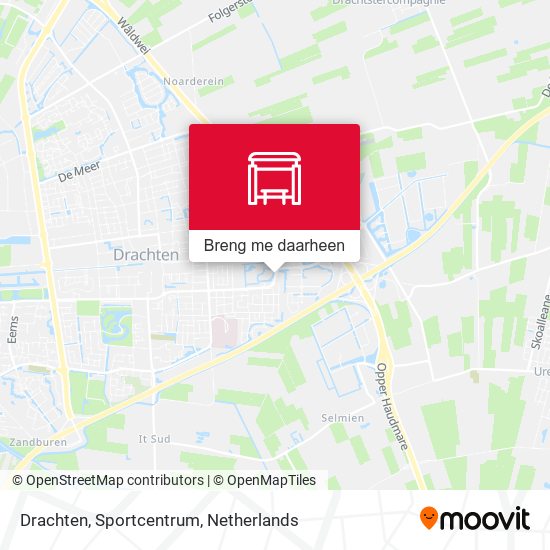 Drachten, Sportcentrum kaart