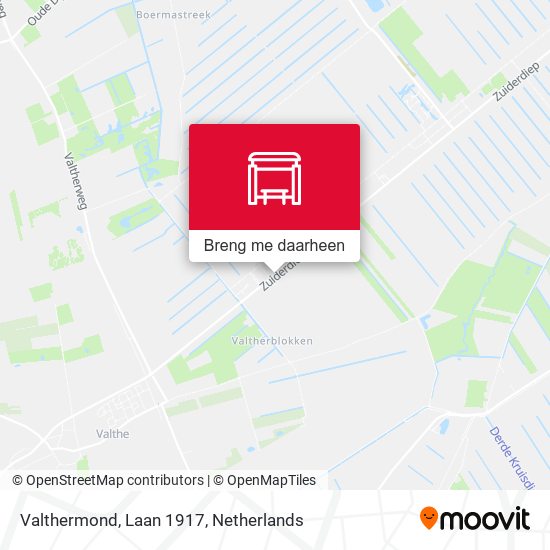 Valthermond, Laan 1917 kaart
