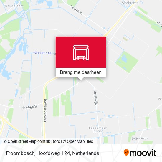 Froombosch, Hoofdweg 124 kaart