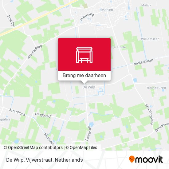 De Wilp, Vijverstraat kaart