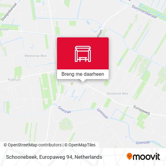 Schoonebeek, Europaweg 94 kaart