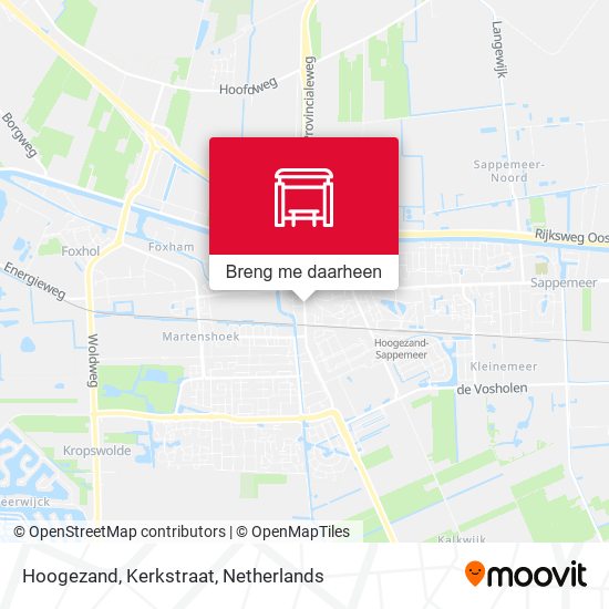 Hoogezand, Kerkstraat kaart