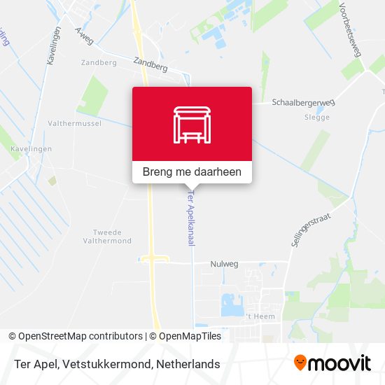 Ter Apel, Vetstukkermond kaart
