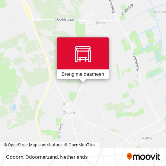 Odoorn, Odoornerzand kaart