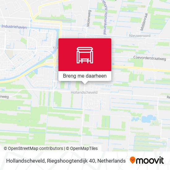 Hollandscheveld, Riegshoogtendijk 40 kaart