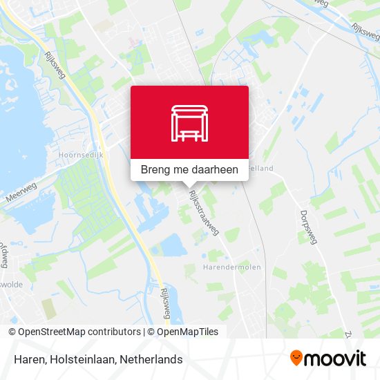 Haren, Holsteinlaan kaart