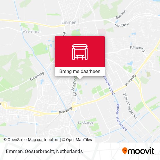 Emmen, Oosterbracht kaart